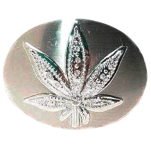 Marijuana Leaf Buckle No. 38